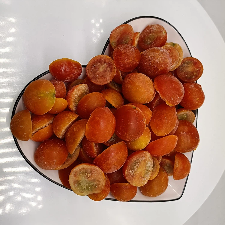 Zamrażanie świeżych pomidorów wiśniowych